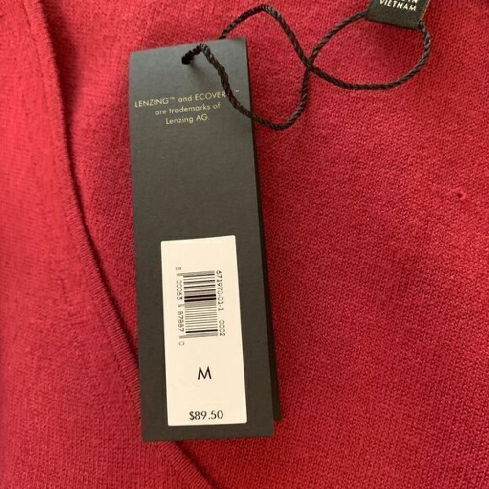 Banana Republic Berry Red Scoop Neck Sweater - Picture 5 of 6